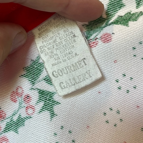 🎄Vintage 1980’s Gourmet Gallery Half Apron Christmas Tree Design Holidays 🎄 - Picture 6 of 6